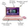 VTECH-GENIO MON PREMIER VRAI ORDI-50 ACTIVITES-ROSE