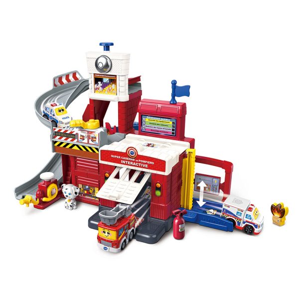 VTECH-TUT TUT BOLIDES-SERIE PRO SUPER CASERNE DE POMPIERS