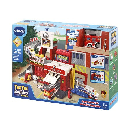 VTECH-TUT TUT BOLIDES-SERIE PRO SUPER CASERNE DE POMPIERS