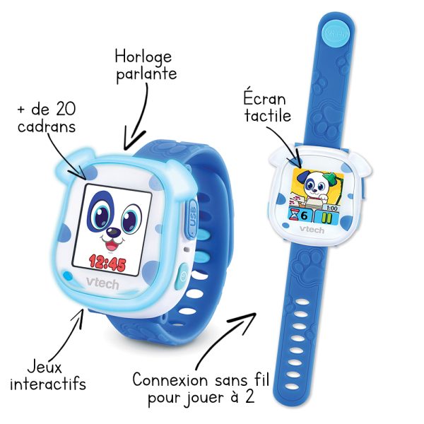 VTECH-MA PREMIERE KIDI WATCH BLEU BLANC