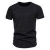 Importé - T-Shirt Hommes Décontractés Col Rond Manches Courtes Style Américain