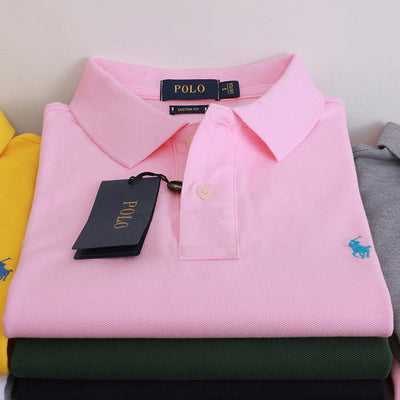 Importé - Polo Homme Classique Manche Courte En Coton