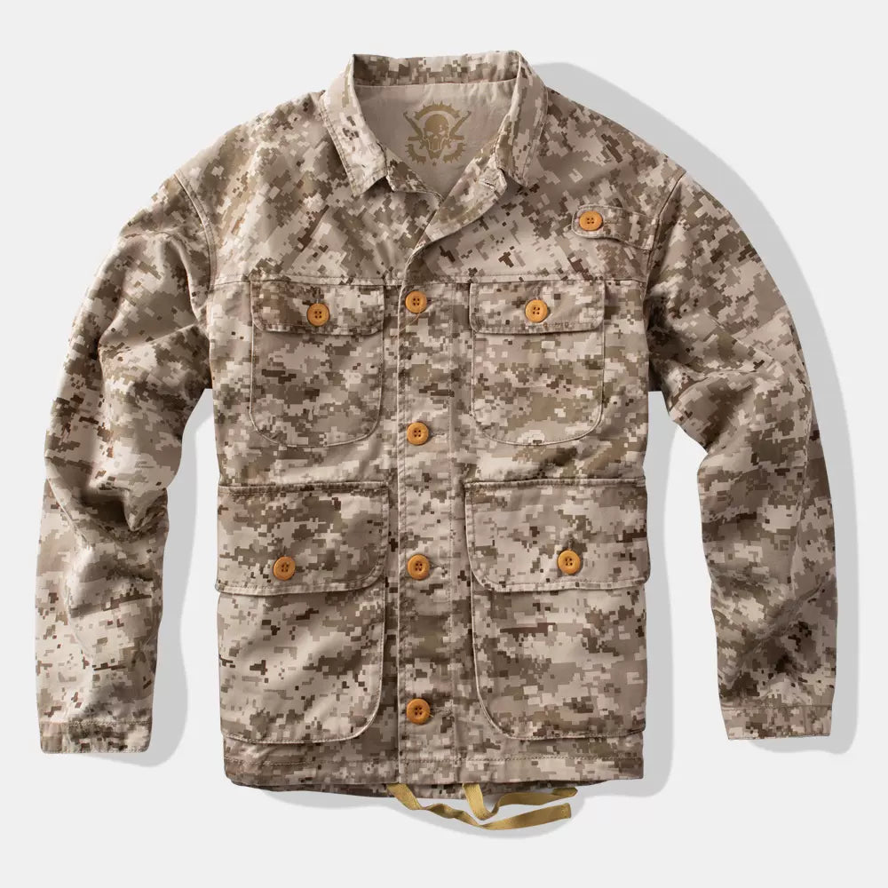Importé - Jacket Camouflage Coton Lourd Homme Manche Longue