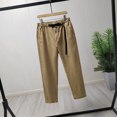 Importé - Pantalon Homme Décontracté Coupe Droite en Coton