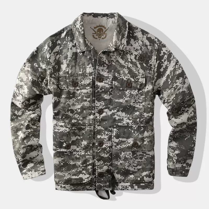 Importé - Jacket Camouflage Coton Lourd Homme Manche Longue