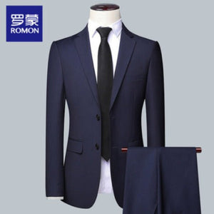 Importé - Ensemble Costume Homme Slim Décontracté 2 Pièces