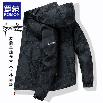 Importé - Jacket à Capuche Détachable Pour Homme Manches Longues