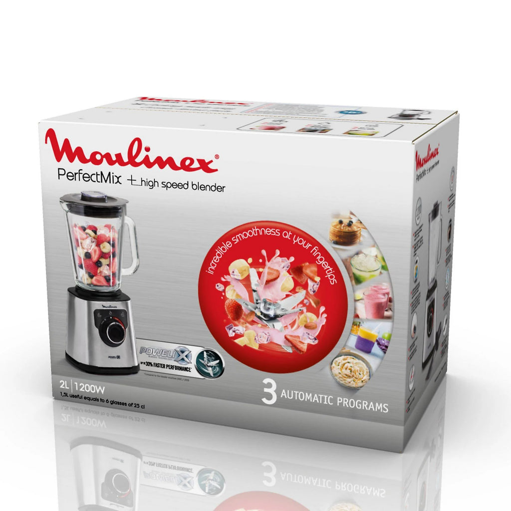 MIXER BLENDER MOULINEX PERFECT MIX - 3 PROGRAMMES - 2L - 1200W