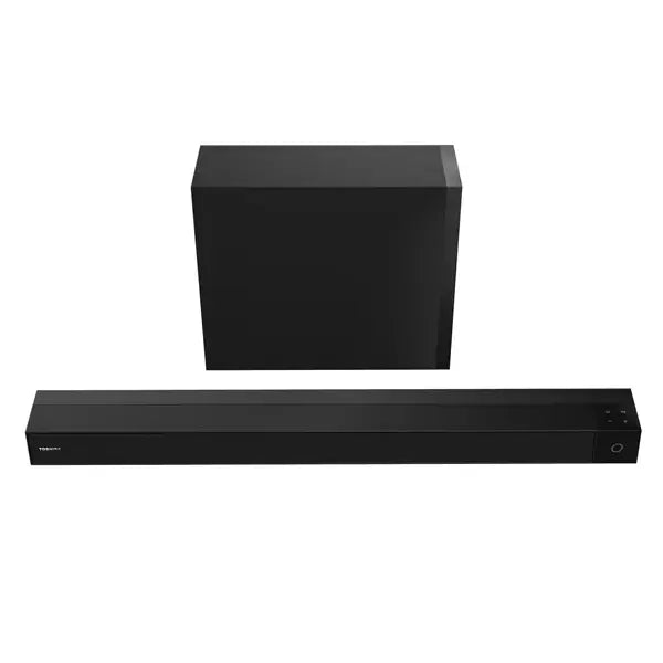 BARRE DE SON SANS FIL AVEC TÉLÉCOMMANDE TOSHIBA 2.1CH - 240W - BT 5.4 - HDMI - USB - OPTIQUE - AUX - C210WR