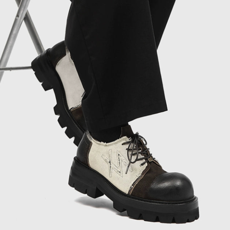 Importé - Chaussure Cuir Homme Décontractée Derby Britanique