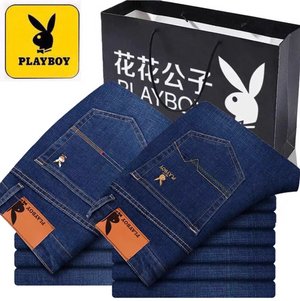 Importé - Lot 2x Pantalons Jean Stretch Homme Playboy Décontracté