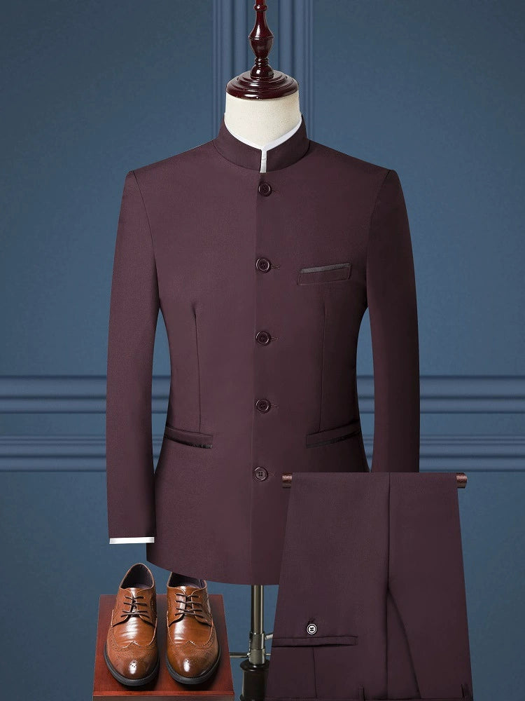 Importé - Ensemble Costume Homme Slim Fit 2-Pièces Tendance