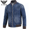Importé - Jacket Cardigan Jean Homme A Manches Longues