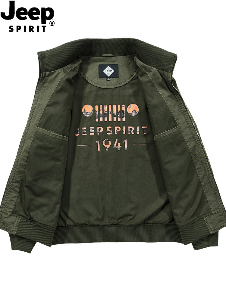 Importé - JEEP SPIRIT Jacket Coton Jean Lourd Manche Longue