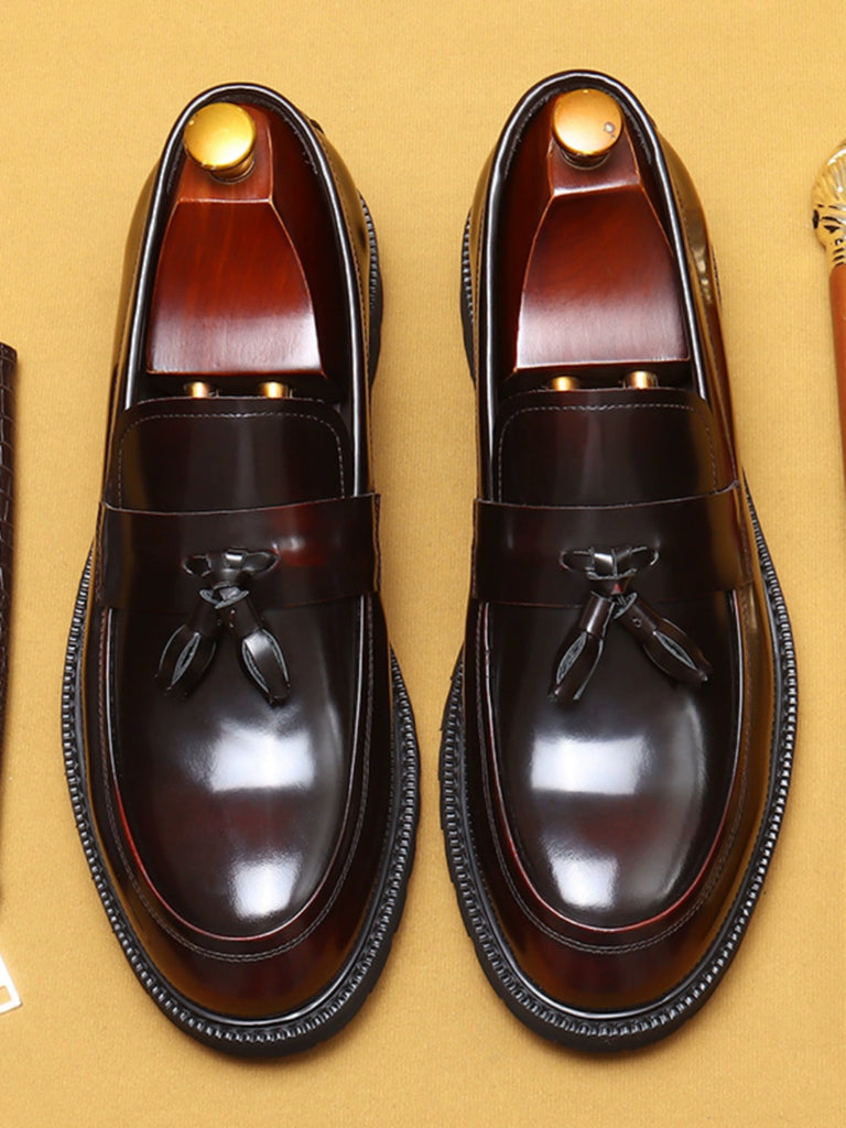 Importé - Chaussure Homme Mocassins Britannique En Cuir Véritable