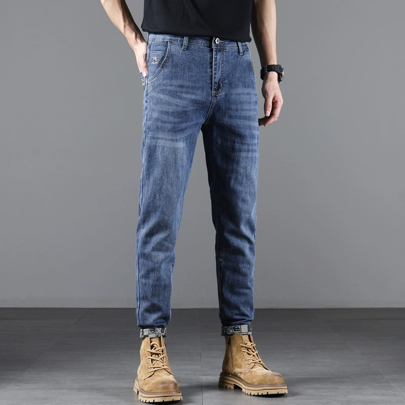 Importé - Pantalon Jean Slim Homme Décontracté
