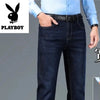 Importé - Playboy Pantalon Jean Stretch Homme Décontracté
