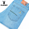 Importé - Playboy Pantalon Jean Stretch Homme Décontracté