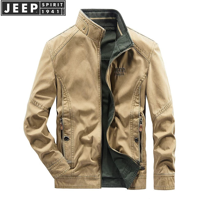 Importé - JEEP SPIRIT Jacket Coton Double Faces Manche Longue