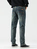 Importé - Pantalon Jean Slim Homme Décontracté Style Rétro