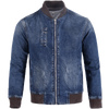 Importé - Jacket Cardigan Jean Homme A Manches Longues
