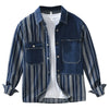 Importé - Chemise Veste Homme En Coton 100%  Manches Longues Tendance