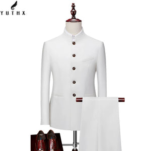 Importé - Ensemble Costume Tang Homme Slim 3-Pièces