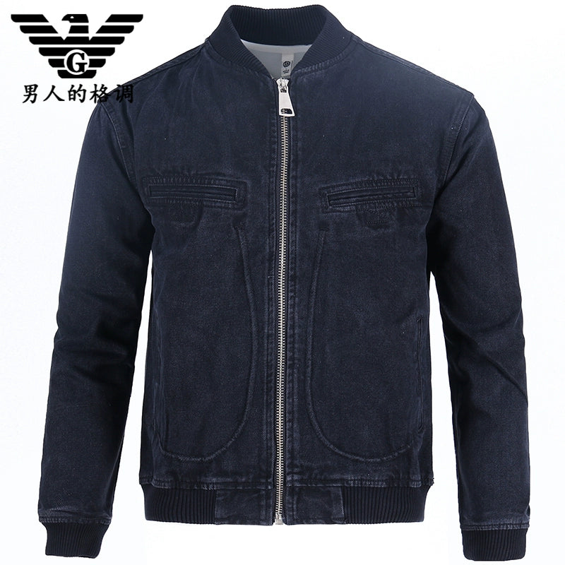 Importé - Jacket Cardigan Jean Homme A Manches Longues