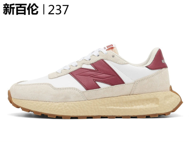 Importé - Chaussure Basket Mixte Sport Cuir Daim Mailles