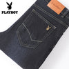 Importé - Playboy Pantalon Jean Stretch Homme Décontracté