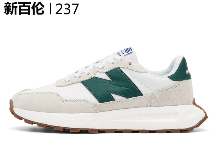 Importé - Chaussure Basket Mixte Sport Cuir Daim Mailles