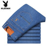 Importé - Playboy Pantalon Jean Coton Stretch Homme Décontracté
