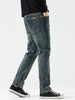 Importé - Pantalon Jean Slim Homme Décontracté Style Rétro