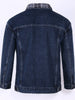 Importé - Jacket Jean  Double Col Homme A Manches Longues