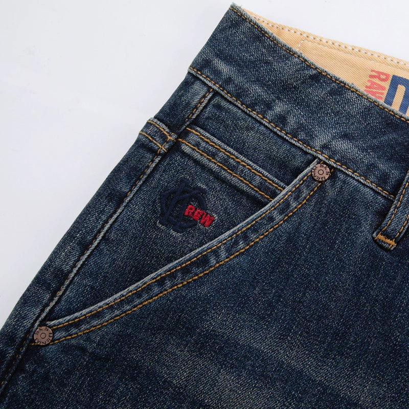 Importé - Pantalon Jean Slim Homme Décontracté Délavés