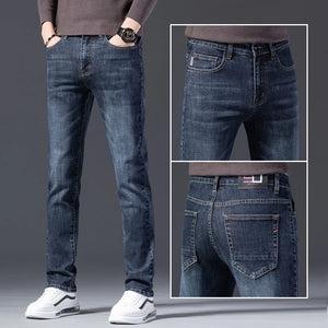 Importé - Playboy Pantalon Jean Stretch Homme Tendance