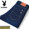 Importé - Playboy Pantalon Jean Stretch Homme Décontracté