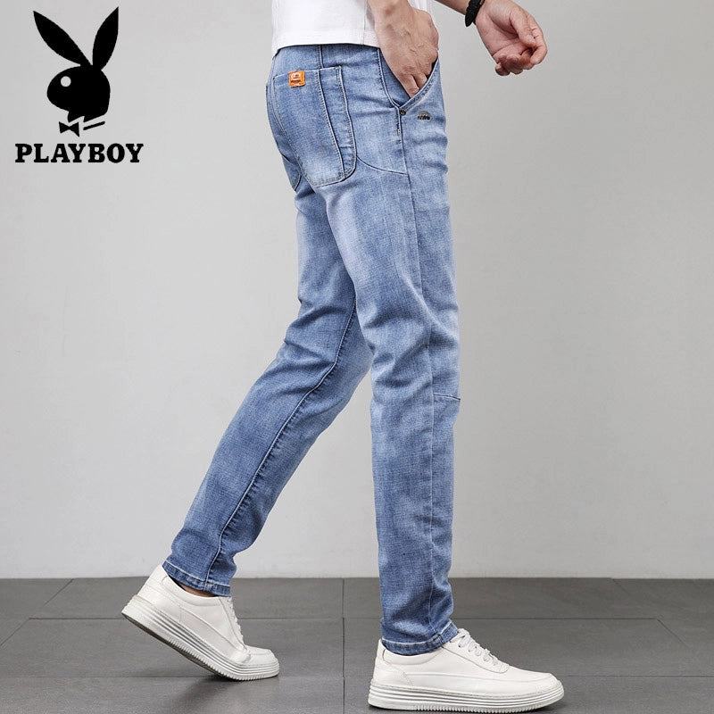 Importé - Playboy Pantalon Homme Jean Stretch Slim Fit
