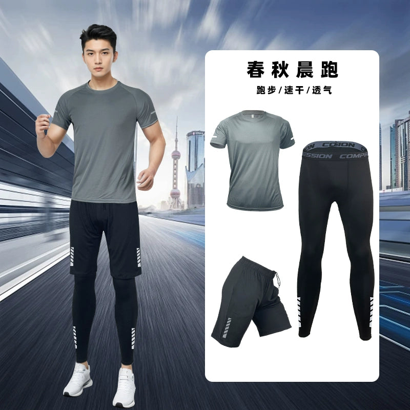 Importé - Ensemble Sport Homme fitness Décontractés Lot 2 A 3 Pièces