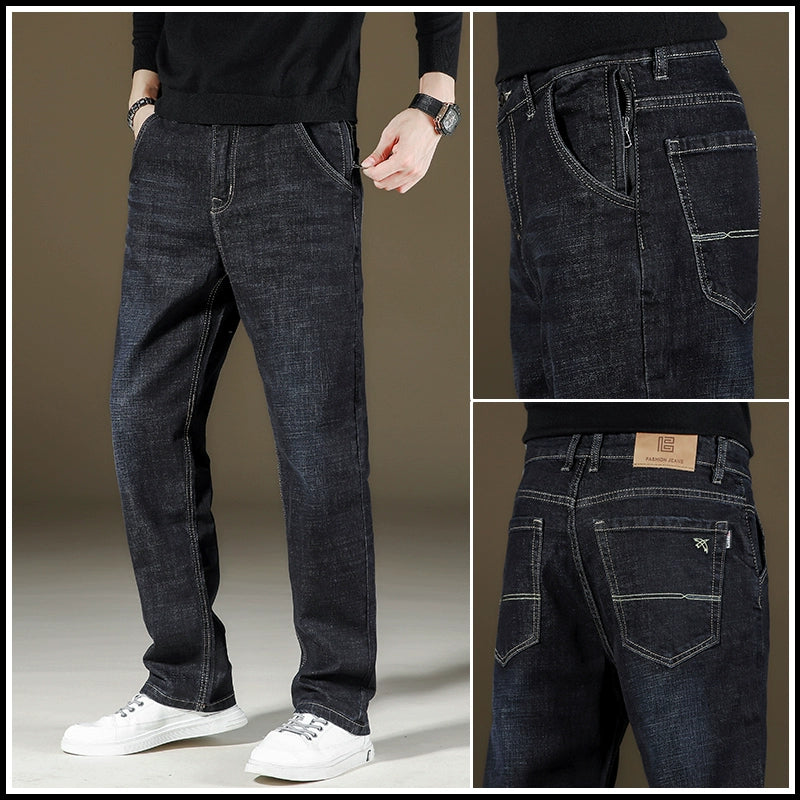 Importé - Pantalon Homme Jean Coton Stretch Décontracté