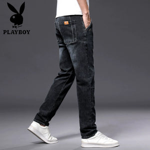 Importé - Playboy Pantalon Homme Jean Stretch Slim Fit