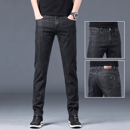 Importé - Playboy Pantalon Homme Jean Slim Décontracté En Stretch