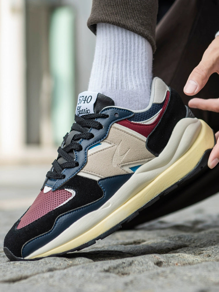 Importé - ChaussureBasket Mixte Sport Rétro En Cuir