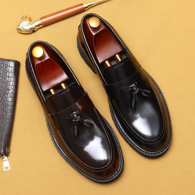 Importé - Chaussure Homme Mocassins Britannique En Cuir Véritable