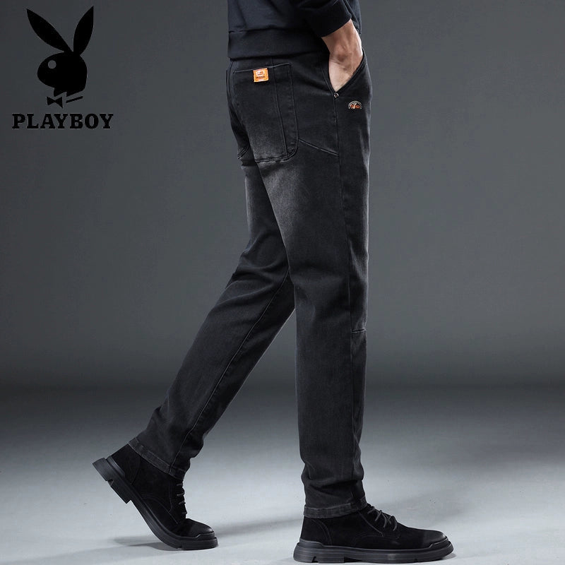 Importé - Playboy Pantalon Homme Jean Stretch Slim Fit