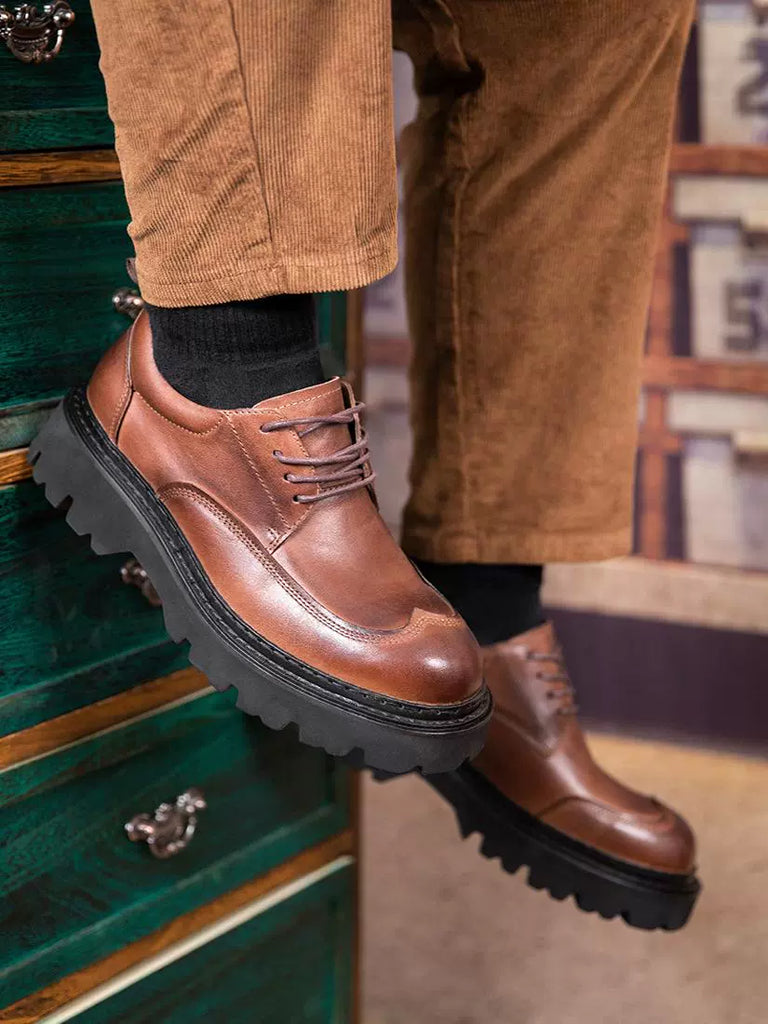 Importé - Chaussure Homme En Cuir Décontractée Style Britannique