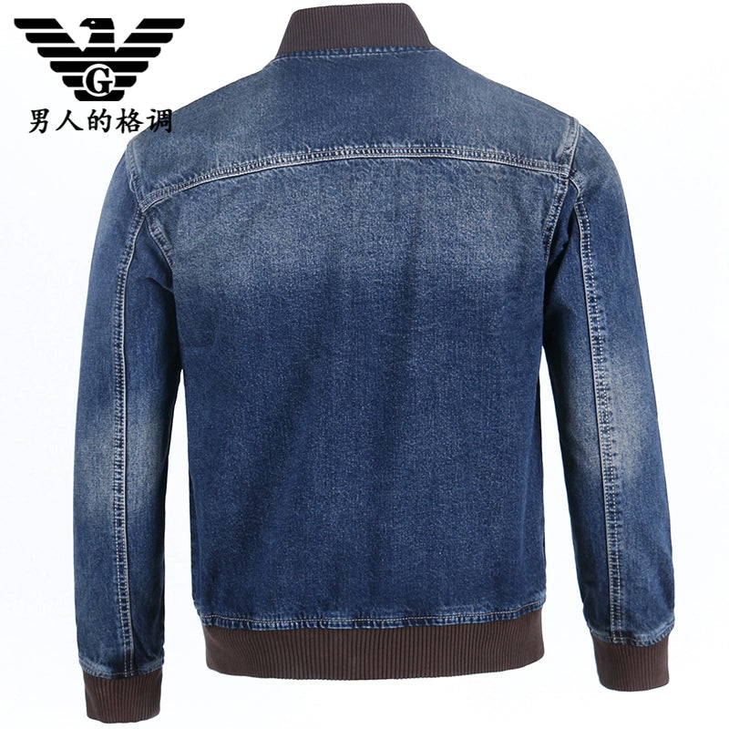 Importé - Jacket Cardigan Jean Homme A Manches Longues
