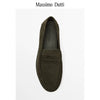 Importé - Massimo Dutti Chaussure Homme Mocassin Rétro Confortable 100% Cuir