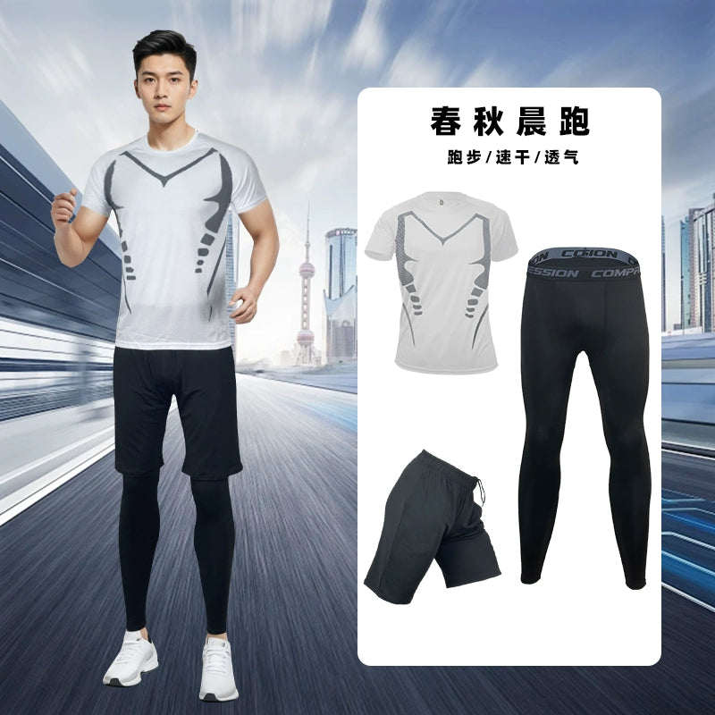 Importé - Ensemble Sport Homme fitness Décontractés Lot 2 A 3 Pièces