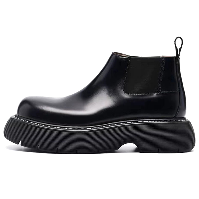 Importé - Chaussure Homme Bottines Britannique À Gaine En Cuir Véritable